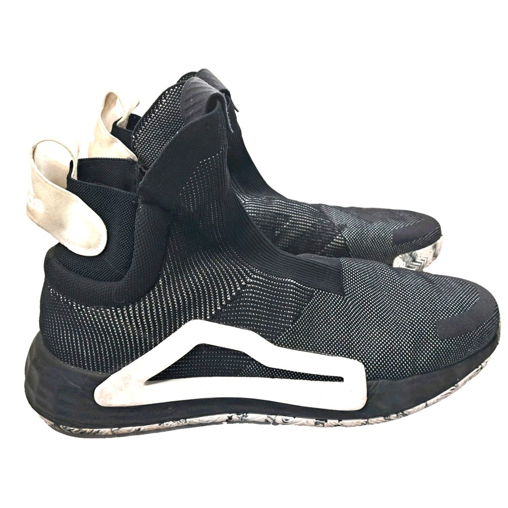 ADIDAS N3xt L3V3L Basketball Shoes Mens 17 Core Black Cloud White Sneaker BB9194